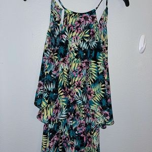 Flower Print Romper